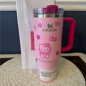 Stanley Pink Hello Kitty Quencher Tumbler